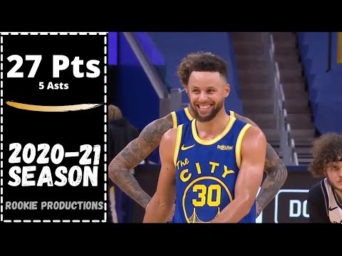 Stephen Curry FULL Highlights vs Brooklyn Nets | 27 Pts, 5 Asts | 2020-21 NBA season