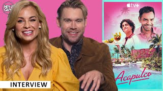 Acapulco Season 1 - Chord Overstreet & Jessica Collins on living in the '80s on set and beyond video