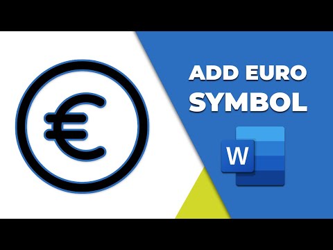 How to add euro symbol in word