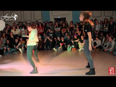 Siberian Dancehall Contest 2015 - Dancehall 2x2 - 1/2 final - Julia & Olya vs. Sofa & Maru