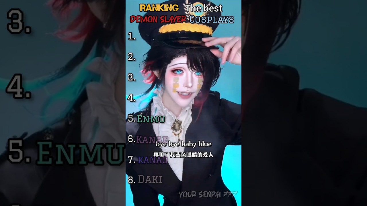 RANKING THE BEST DEMON SLAYER COSPLAYS ✨💕 #demonslayer #cosplay #anime #kimetsunoyaiba #renking