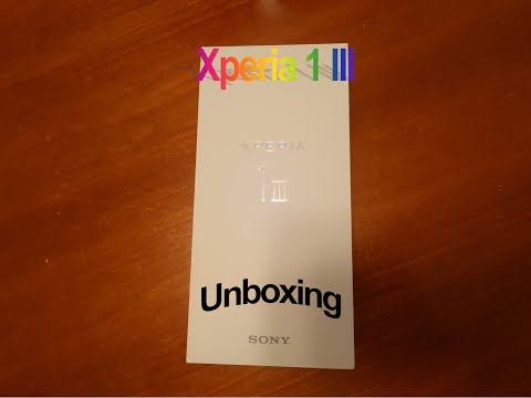 Sony Xperia 1 III Quick Unboxing