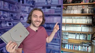 Retro Game Room Tour -  Playstation 1,2 & 3!
