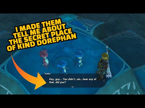 How to force the Zora's Kids to tell you about the Secret Spot of King Dorephan Zelda TOTK