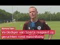 Sparta-verdediger Beugelsdijk: 'Ik ben gewoon teleurgesteld dat je naam zo in de media komt'