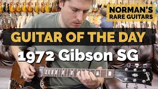 Video thumbnail for Guitar of the Day: 1972 Gibson SG | Norman's Rare Guitars by Normans Rare Guitars