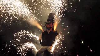 preview picture of video 'Lewes Bonfire Night 2010 - Commercial Square Fire site'