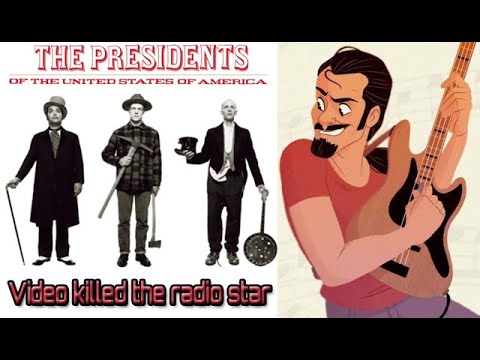 ▶️ The Presidents of the U.S.A. - Video killed the radio star【FFking Bass Cover】