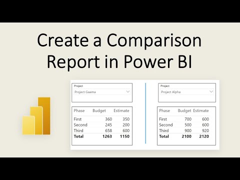 Create a Comparison Report in Power BI – Power Platform Trainings
