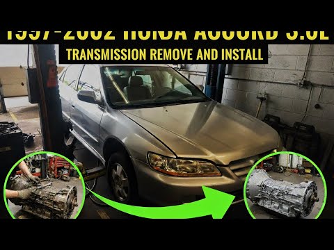 How To Remove And Install A Transmission On A 1997-2002 Honda Accord