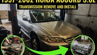 How To Remove And Install A Transmission On A 1997-2002 Honda Accord