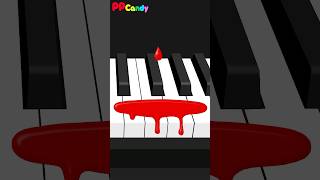 夜の音楽室でピアノに落ちてくる赤い液体 #shorts #anime #animation #妖怪