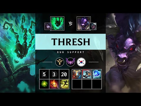 Thresh Support vs Alistar - KR Master Patch 25.14