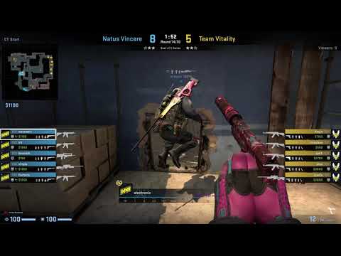 CS:GO POV Demo NaVi Electronic (27/17) vs Vitality (de_mirage)
