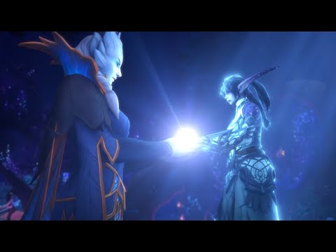 SPOILER: Cinematic Elune Winter Queen and Tyrande [ World of Warcraft Shadowlands ]