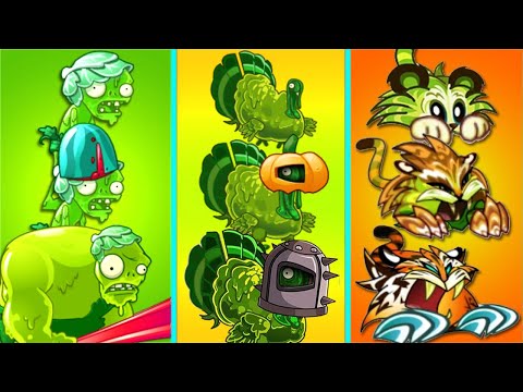 ZOYBEAN POD vs TURKEY PULT vs TIGER GRASS - Who Will Win? - PvZ 2 Plant Vs Plant
