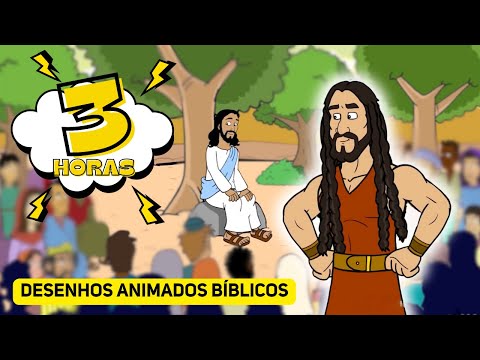 MARATONA DE DESENHOS BÍBLICOS: HISTÓRIAS ANIMADAS PARA CRIANÇAS (3 HORAS DE DESENHOS ANIMADOS)