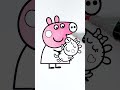 Peppa Pig Meets Baby Evie Glitter Art For Kids Glitter Art Peppa Baby Color Trending
