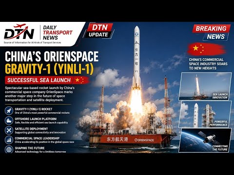 🚀 China’s OrienSpace Gravity-1 (Yinli-1) Sea Launch | The Future of Commercial Space Transportation