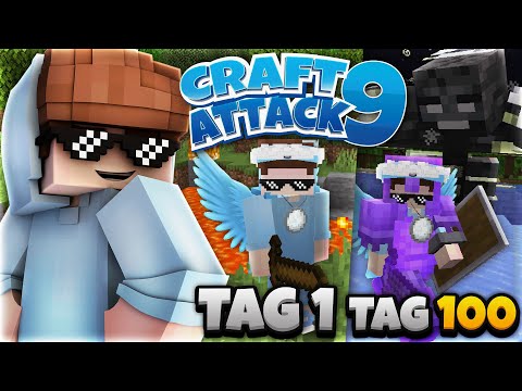 ICH habe 100 TAGE in CRAFT ATTACK 9 überlebt & DAS ist passiert!