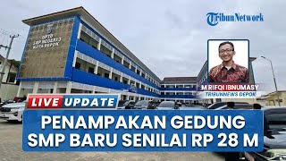 Telan Biaya Rp 28 Miliar, Gedung Baru SMPN 3 Depok di Sukmajaya Diresmikan: Bisa Dipakai Awal Tahun