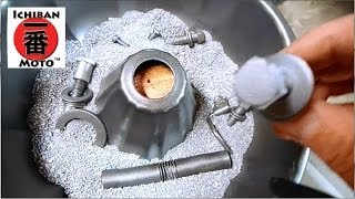 How to make a Vibrating Parts Tumbler Rust Remover and Polisher for café racer parts