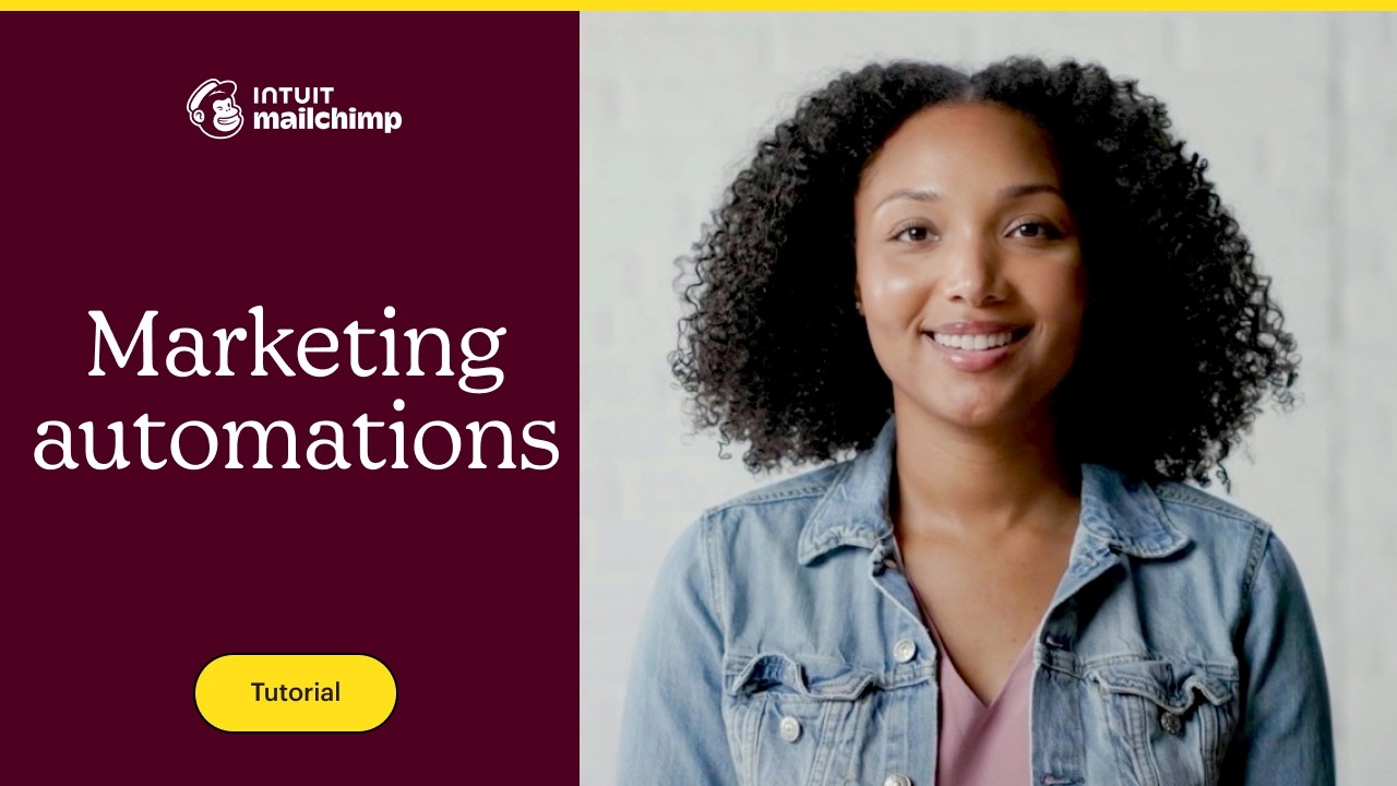 How to create an automation in Mailchimp. Official Intuit Mailchimp video