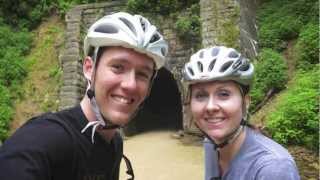 preview picture of video 'Riding Elroy-Sparta bike trail (Sparta, Wisconsin)'