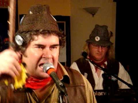 The Mangled Wurzels at the fire engine