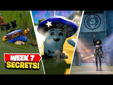 Fortnite | All Season 8 Map Updates and Story Secrets! WEEK 7 Shroom
