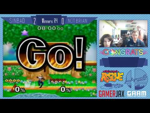 Jax Smash Weekly 1/26 - Sinbad(Sheik) Vs Brian(Marth) - Melee Winners Semis