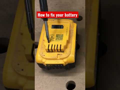 How to fix your dewalt battery #battery #diy #tools #fixtools