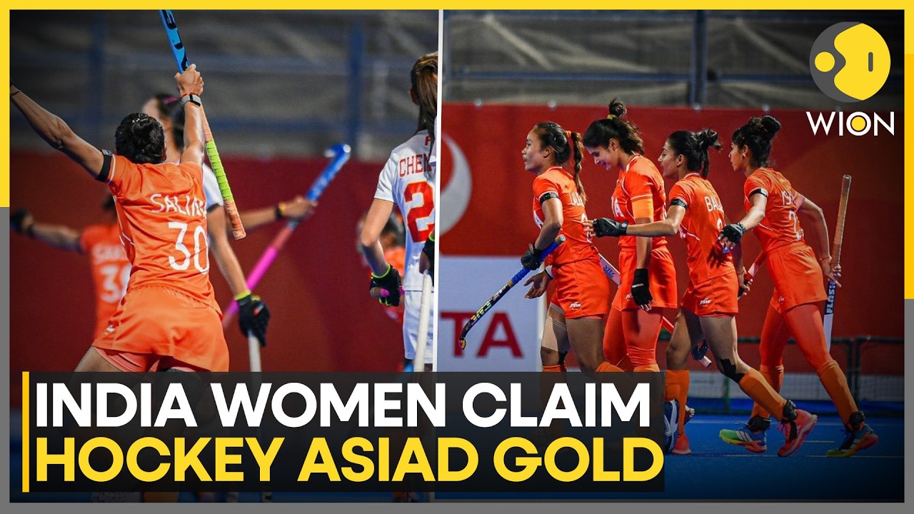 India Women End 44-Year-Wait for Hockey Gold at the Asian Games | WION