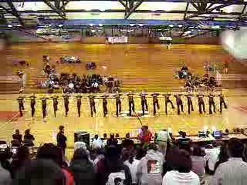 Kickline at halftime of Cortland v. Plattsburgh, 2-3-07