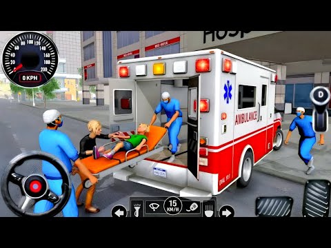 Ambulance Rescue City Driving 3D - 911 Rescue Emargency Van Simulator - Android Gameplay part-3