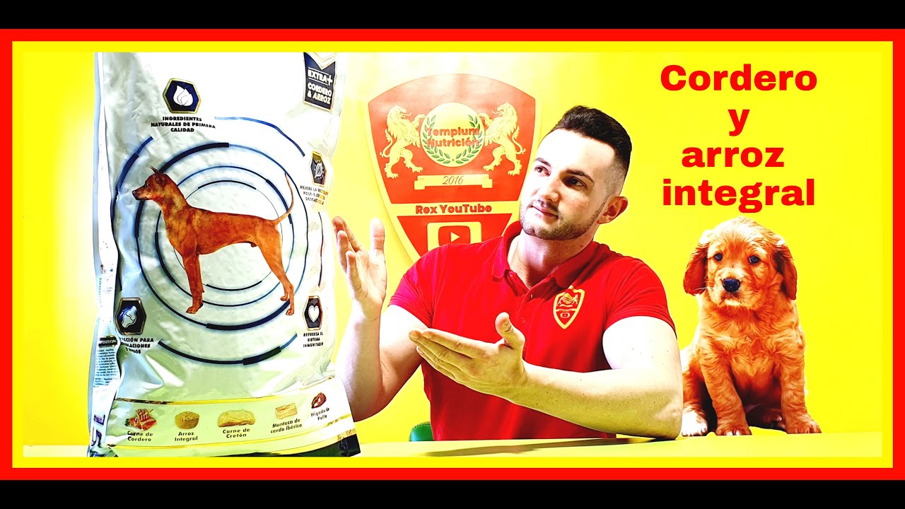 Pienso para perros con alta actividad física. Cordero y arroz integral.