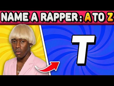 NAME A RAPPER: A TO Z 🎵 SONG ASSOCIATION QUIZ 2026 🔥 Music Quiz