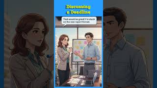 English Conversation at Work | Talking About Project Deadlines | Office English Practice