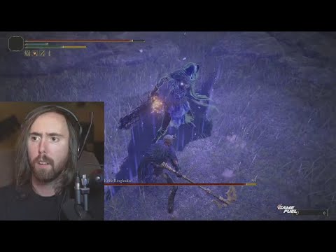 Asmongold fights Alecto, Black Knife Ringleader in Elden Ring