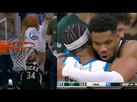 Giannis GAME WINNER - INSANE Ending Milwaukee Bucks vs Charlotte Hornets