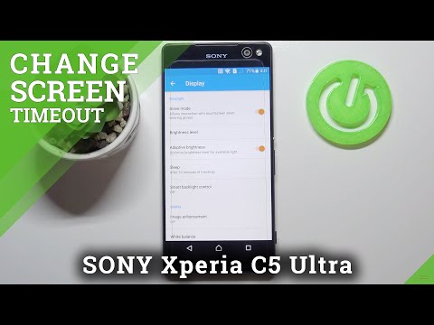 How to Change Screen Timeout in SONY Xperia C5 Ultra – Customize Display Time