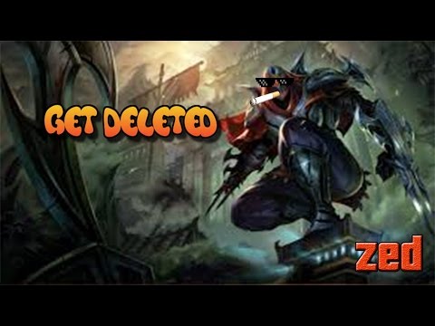 League of Legends - How to delete somebody of the map with ZED