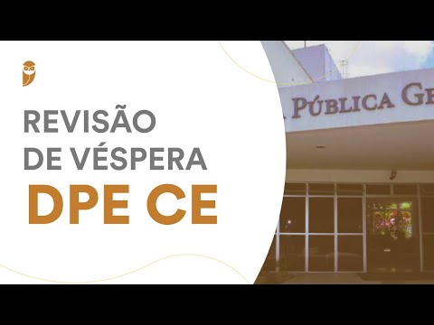 Revisão de Véspera Defensor DPE CE