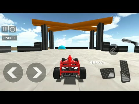 Formula Ramp Car Impossible Stunt Tracks -  Red Formula Car Driving - Gameplay Android