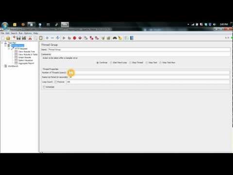 JMeter Tutorial, Web Server Stress Testing, in Windows 7