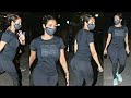 46 Years Old Malaika Arora Looks Super H0T Jogging In Yoga Pants
