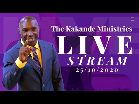 SUN/25/10/2020 LIVE BROADCAST WITH PROPHET KAKANDE.