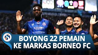 Arema FC Boyong 22 Pemain ke Markas Borneo FC, Optimis Hadapi Pertandingan Perdana Liga 1 2022