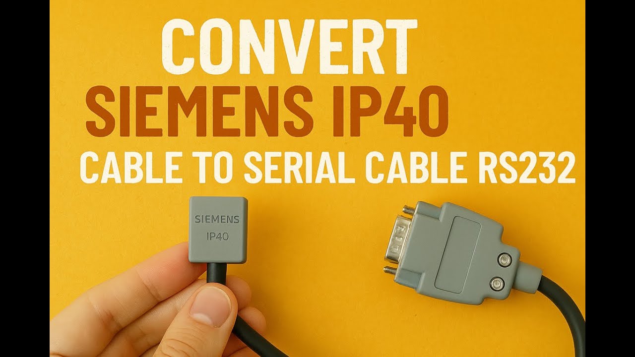Convert Siemens IP40 cable to Serial cable RS232