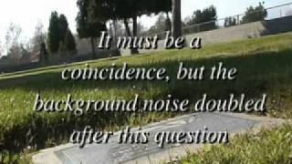 preview picture of video 'Ghost Hunt EVP San Jacinto Valley Cemetery intitial walk through'
